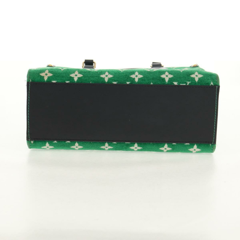 【日本直送】路易威登 Monogram Jacquard Velvet On The Go PM 手袋 M46216 LV Auth 148041SM-11