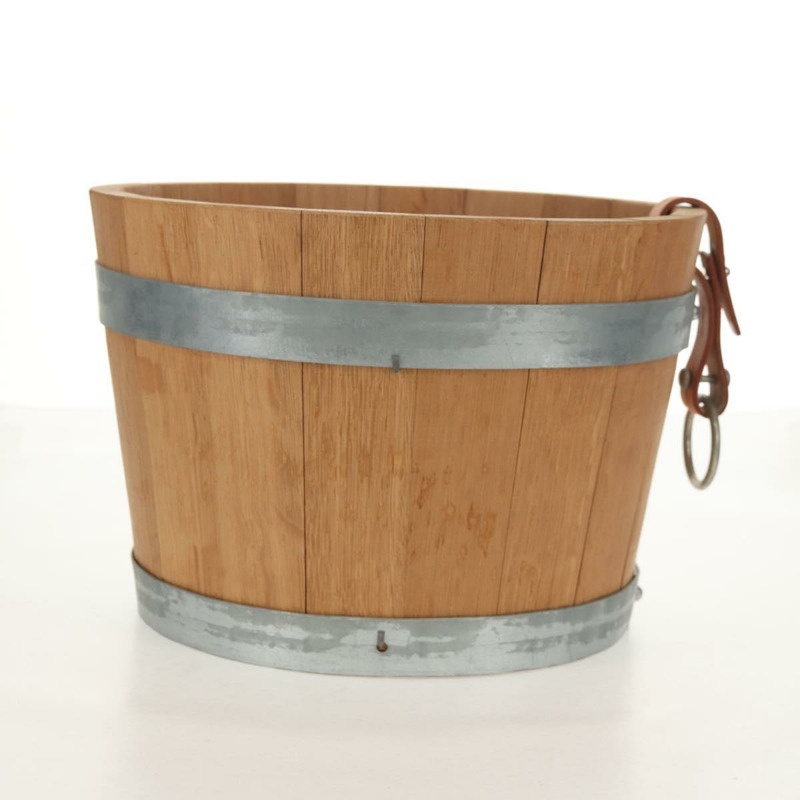 【日本直送】愛馬仕水桶新郎手提包 木紋米色 正品 145802V-3