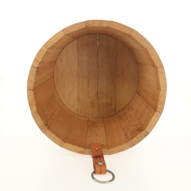 【日本直送】愛馬仕水桶新郎手提包 木紋米色 正品 145802V-11