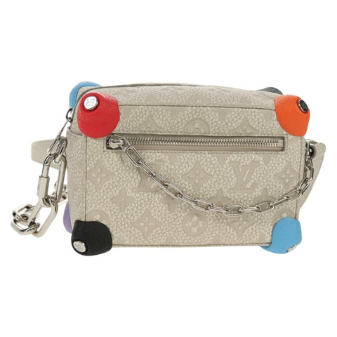 路易威登 Taurillon Monogram Climbing Soft Trunk Bag M81606 LV Auth 146364SM