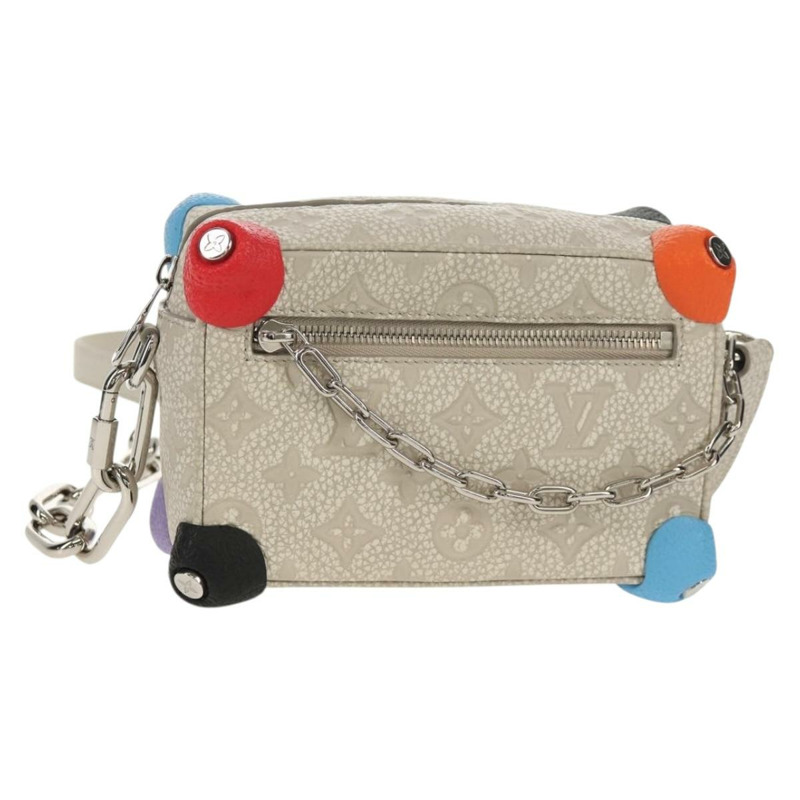 【日本直送】路易威登 Taurillon Monogram Climbing Soft Trunk Bag M81606 LV Auth 146364SM-0