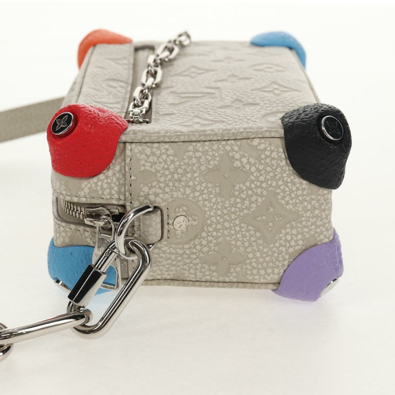 【日本直送】路易威登 Taurillon Monogram Climbing Soft Trunk Bag M81606 LV Auth 146364SM-3