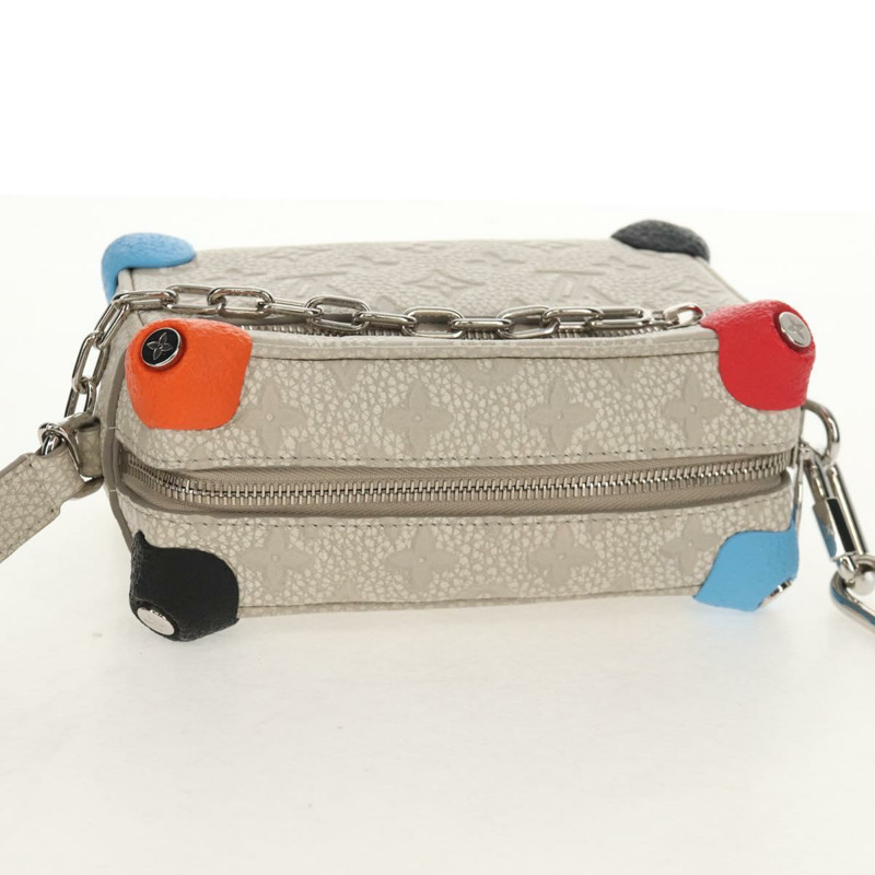 【日本直送】路易威登 Taurillon Monogram Climbing Soft Trunk Bag M81606 LV Auth 146364SM-5