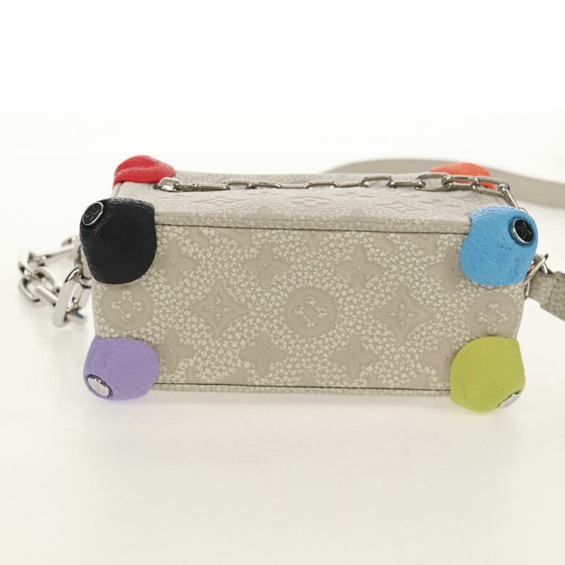 【日本直送】路易威登 Taurillon Monogram Climbing Soft Trunk Bag M81606 LV Auth 146364SM-9