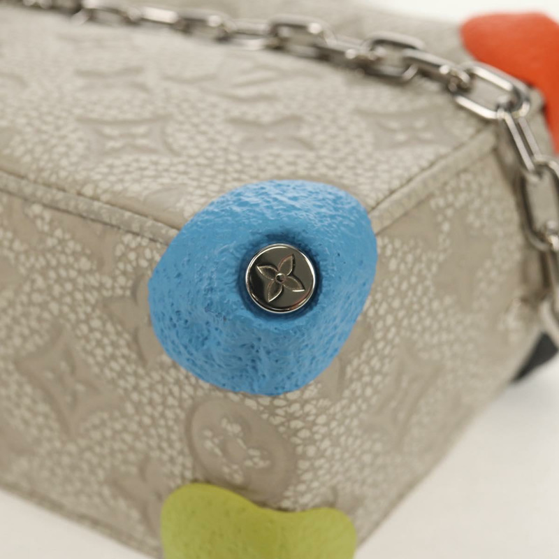 【日本直送】路易威登 Taurillon Monogram Climbing Soft Trunk Bag M81606 LV Auth 146364SM-11