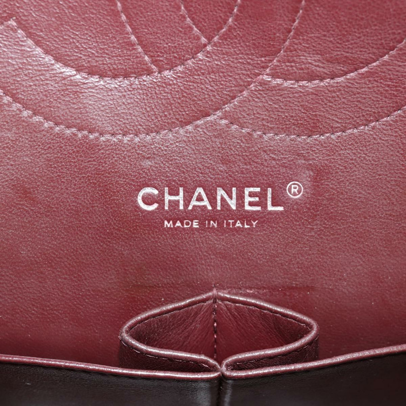 【日本直送】香奈兒 Matelasse 30 雙蓋鏈條包，魚子醬紋皮革，黑色，CC 標誌，正品編號 146363SM-21