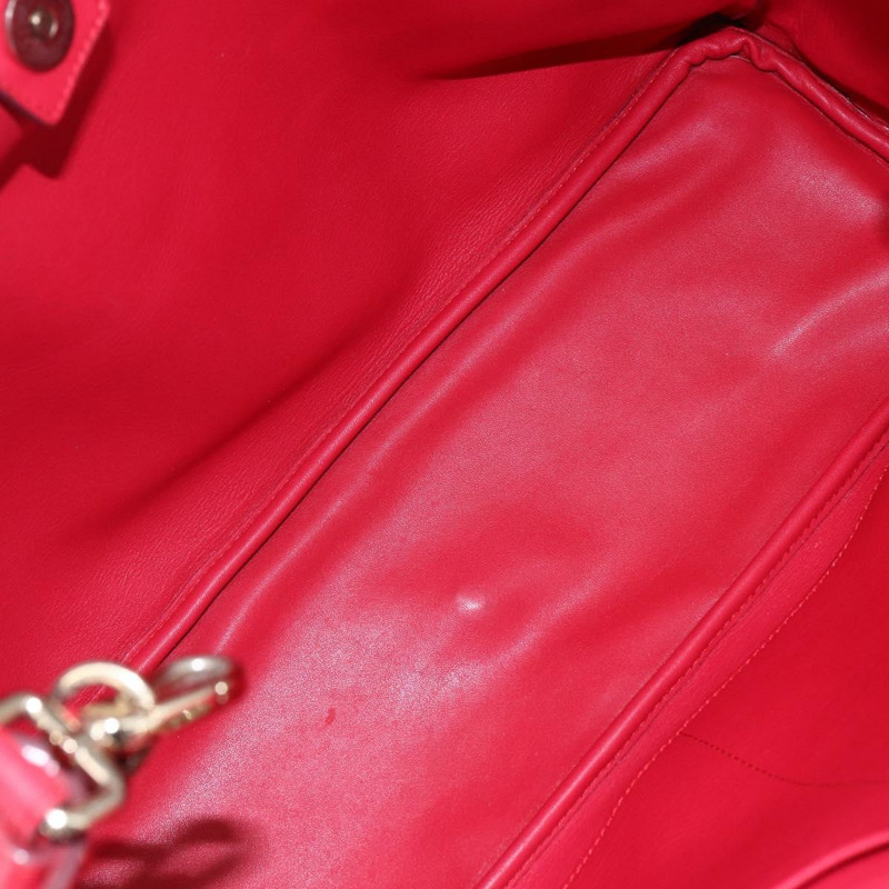 【日本直送】Christian Dior Diorissimo 手提包 皮革 2way Orange Gold Auth bs30974-17