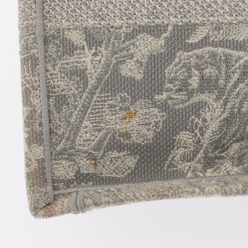 【日本直送】Christian Dior Toile De Jouy Book Tote 手提包 帆布 灰色 正品 ka013V-14