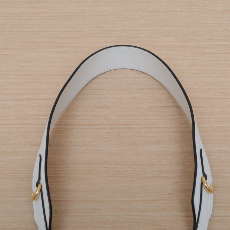 PRADA 白色牛皮matinee貝殼包大號31肩背包-2