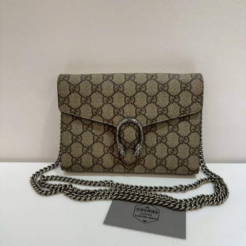 GUCCI 斜背包/側背包/鍊包/酒神包/WOC 8成新