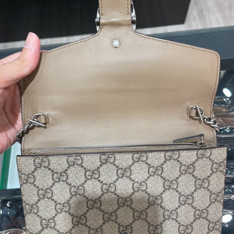 GUCCI 斜背包/側背包/鍊包/酒神包/WOC 8成新-15