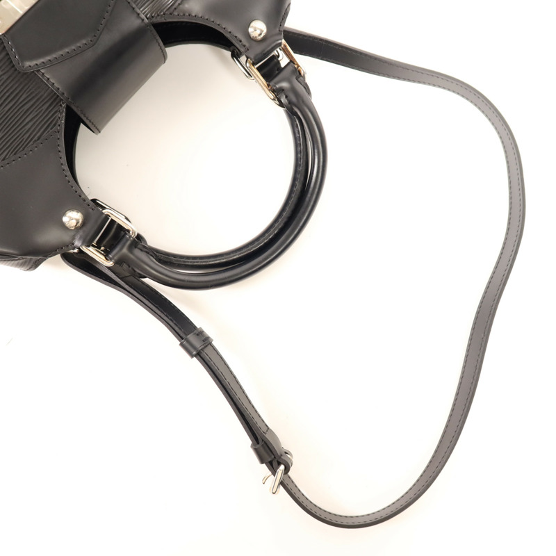 LOUIS VUITTON Epi Sac Montaigne銀扣手挽肩背兩用袋-7