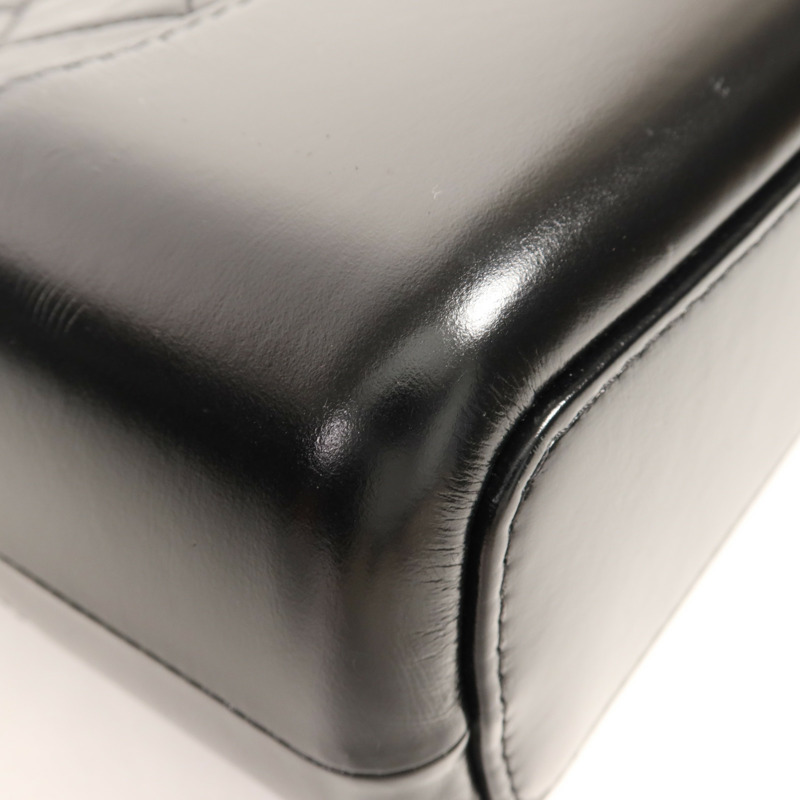 CHANEL 牛皮皮革Gabrielle Medium鏈帶肩背袋-12