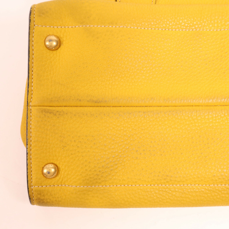 PRADA 牛皮皮革2 Way Shoulder金扣手挽袋-15