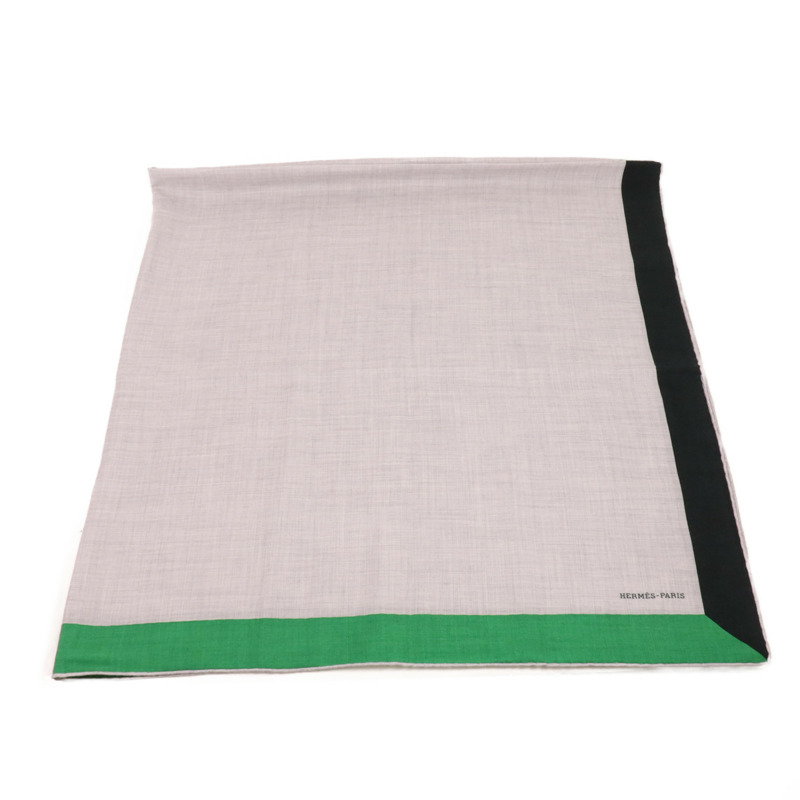 HERMES 羊絨/絲質Scarf圍巾-4