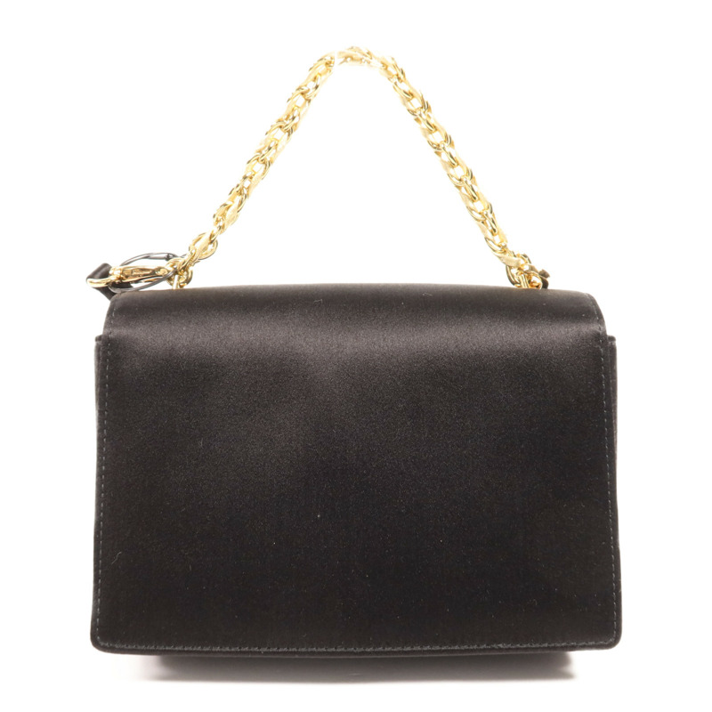 Salvatore Ferragamo 絲質Shoulder Bag金扣手挽肩背兩用袋-1