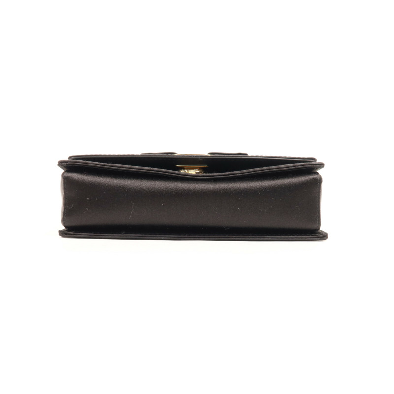 Salvatore Ferragamo 絲質Shoulder Bag金扣手挽肩背兩用袋-3