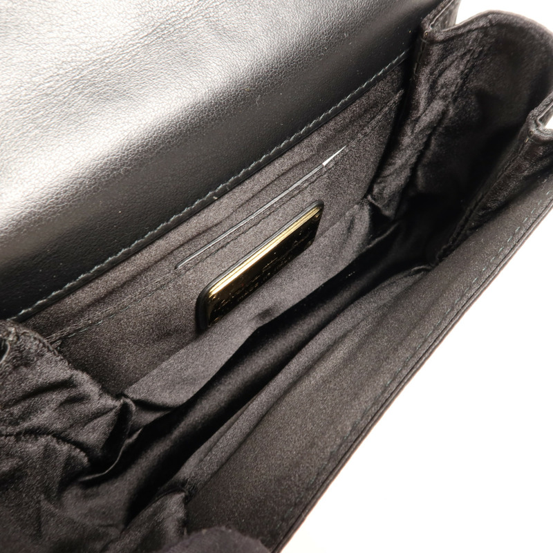 Salvatore Ferragamo 絲質Shoulder Bag金扣手挽肩背兩用袋-9