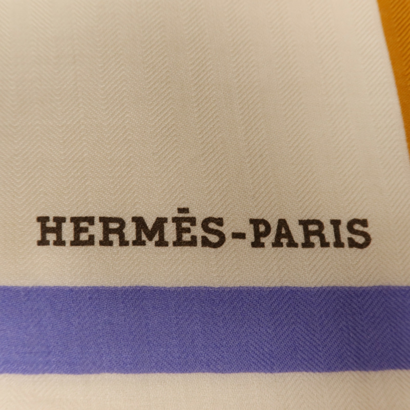 HERMES 羊絨/絲質Scarf圍巾-5