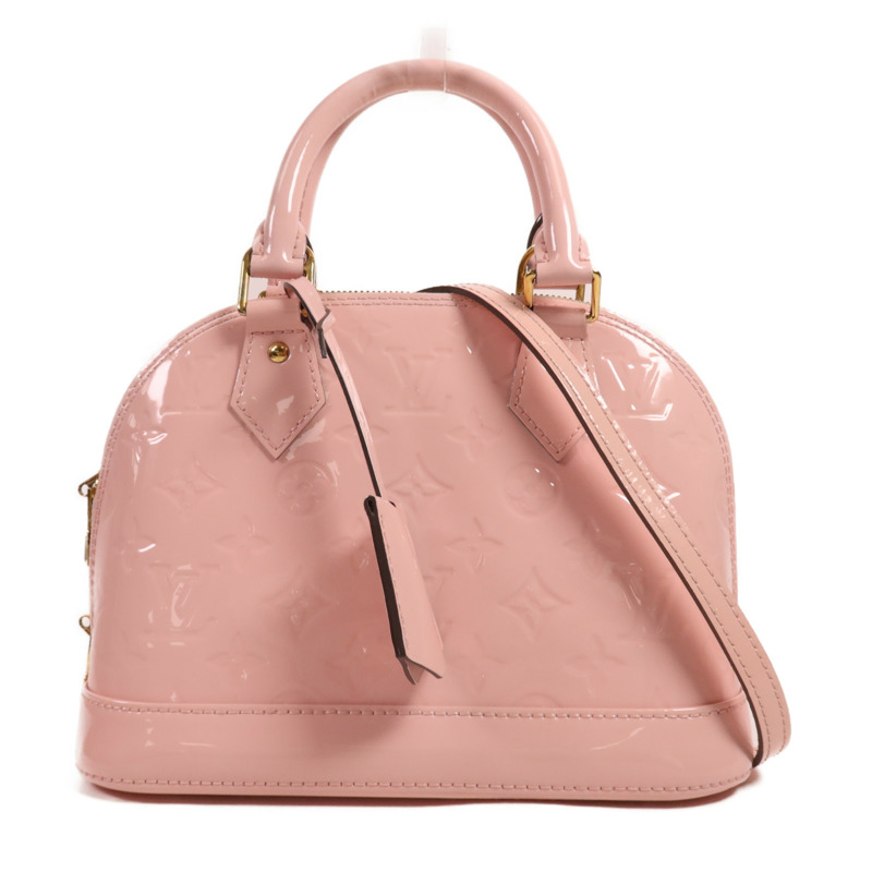 LOUIS VUITTON Vernis Alma BB金扣手挽肩背兩用袋-0