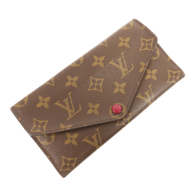 LOUIS VUITTON Monogram Long Wallet金扣長錢包-2