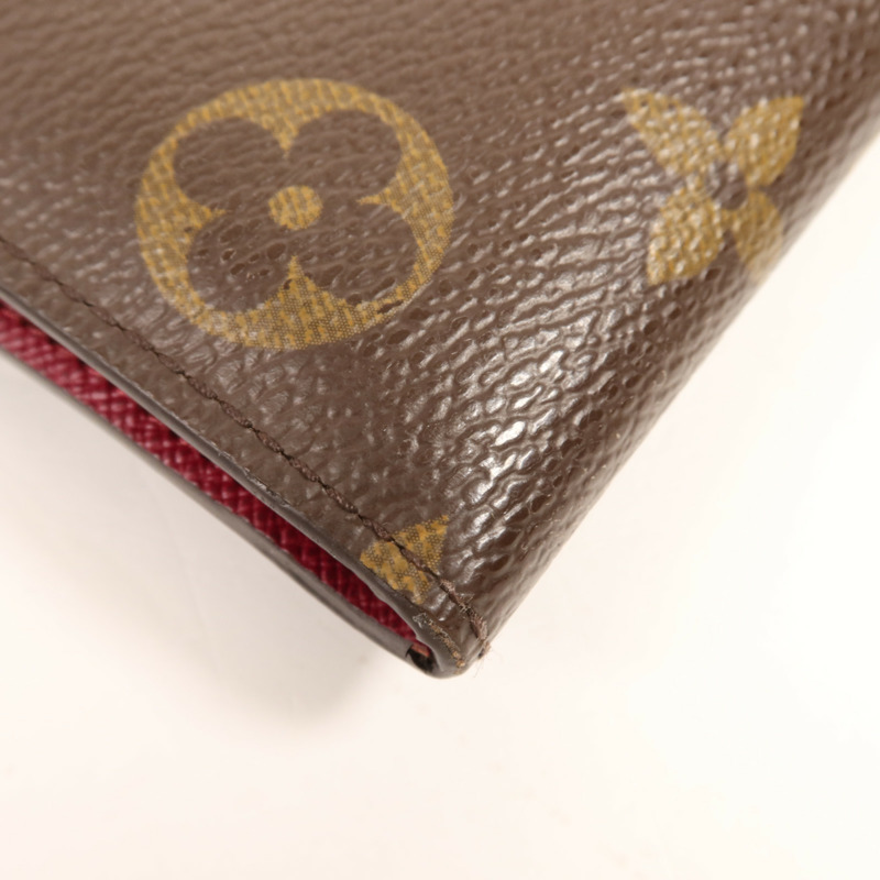 LOUIS VUITTON Monogram Long Wallet金扣長錢包-11