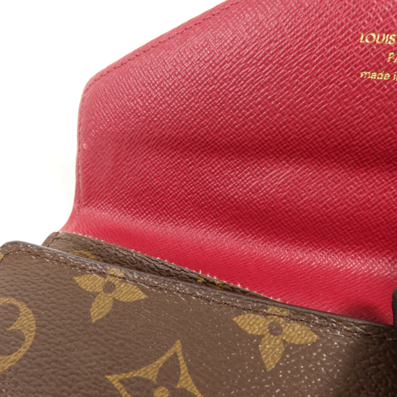 LOUIS VUITTON Monogram Long Wallet金扣長錢包-14