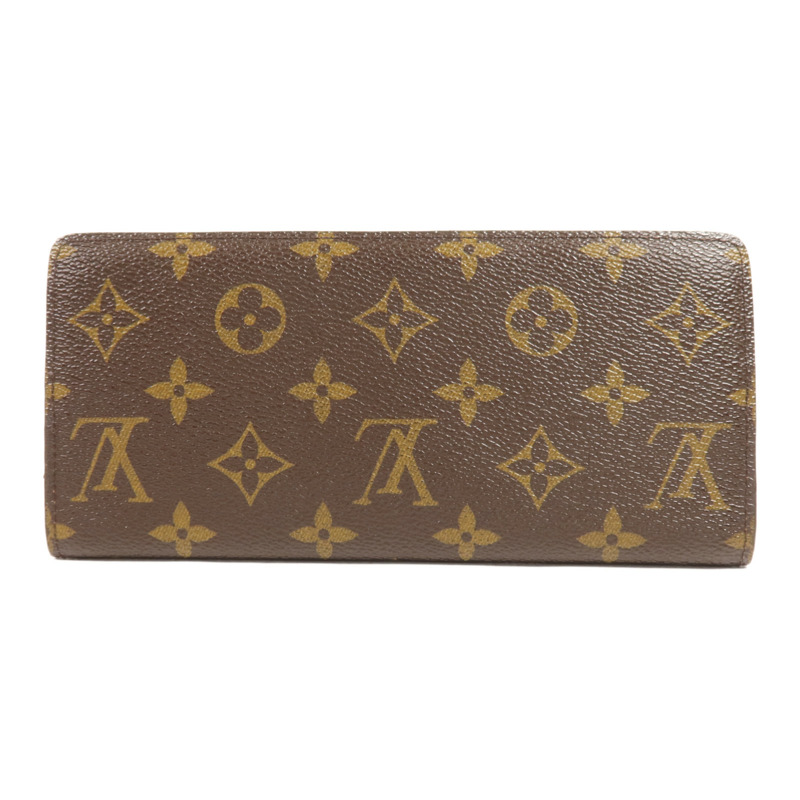 LOUIS VUITTON Monogram Long Wallet金扣長錢包-1