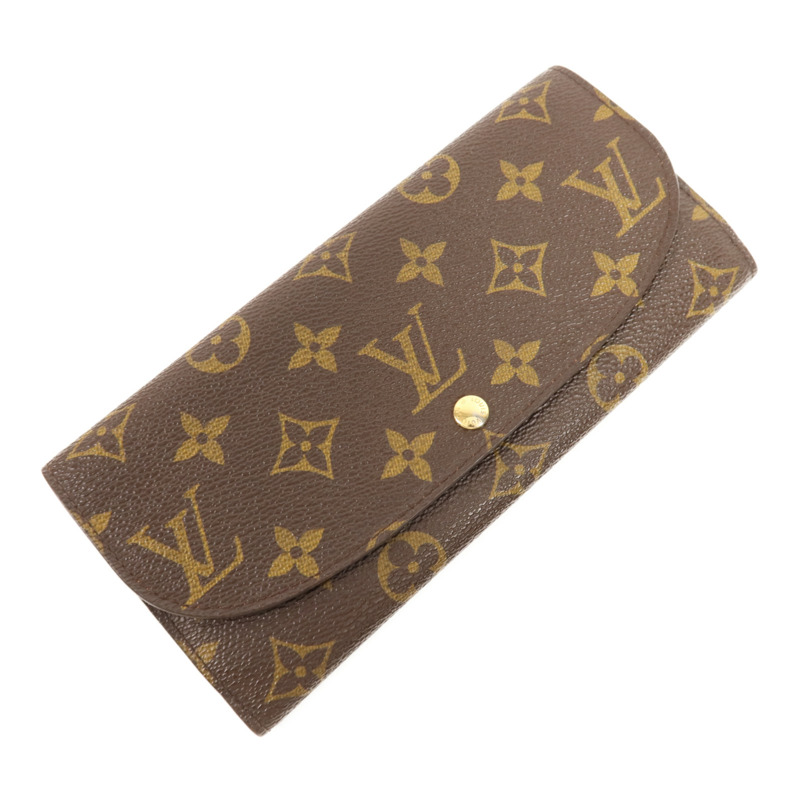 LOUIS VUITTON Monogram Long Wallet金扣長錢包-2