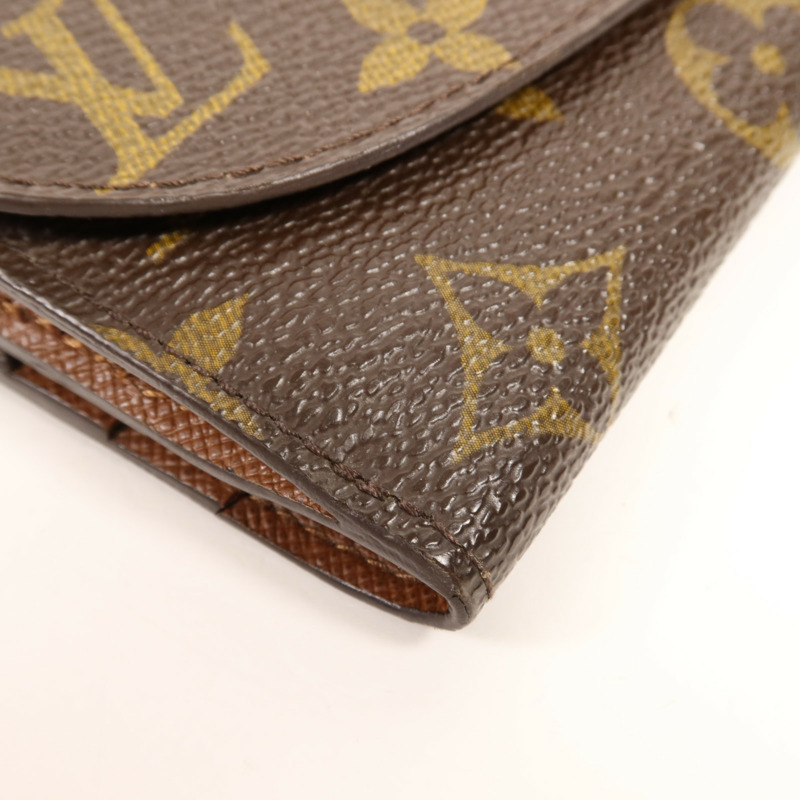 LOUIS VUITTON Monogram Long Wallet金扣長錢包-9