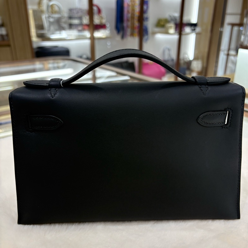 Hermes Mini Kelly Pochette 黑色 全新現貨-7