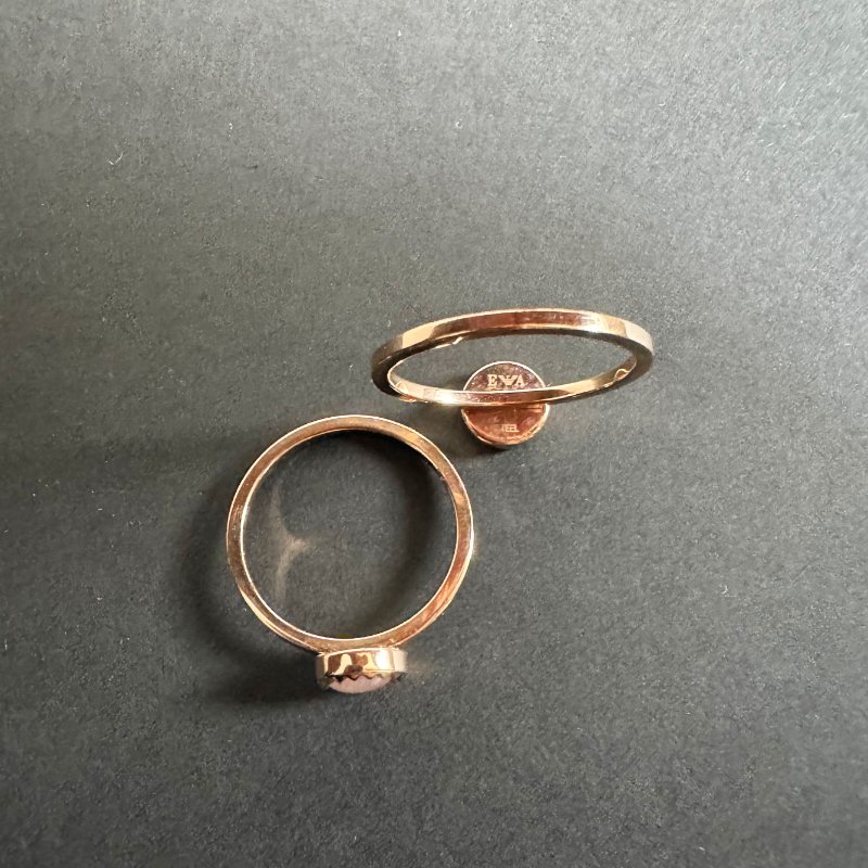 Emporio Armani EA 雙環戒指｜EGS2694221-2