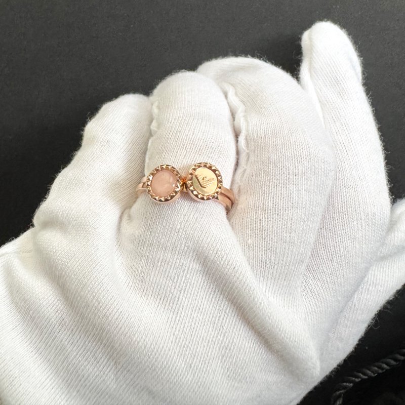 Emporio Armani EA 雙環戒指｜EGS2694221-4