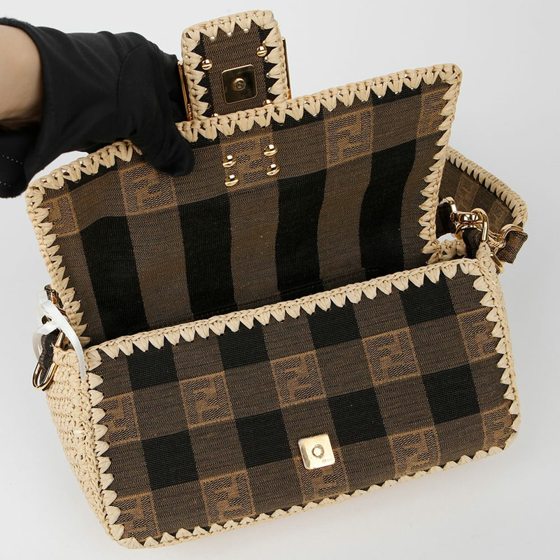 FENDI 8BR600 法國棍中手提單肩包-7