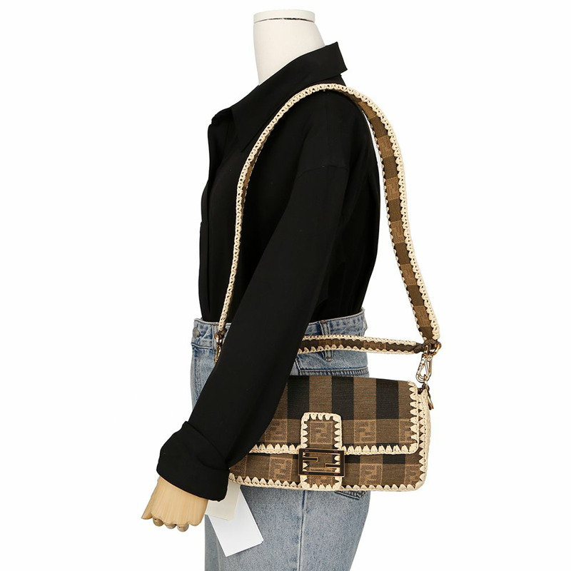 FENDI 8BR600 法國棍中手提單肩包-9