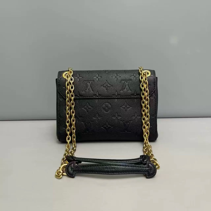 🌷新款芯片款!Louis Vuitton LV Vavin 老花滿logo壓印金口 中號-1