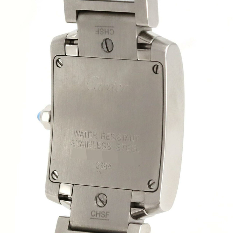 卡地亞 Tank Française SM W51008Q3 不鏽鋼石英錶-5