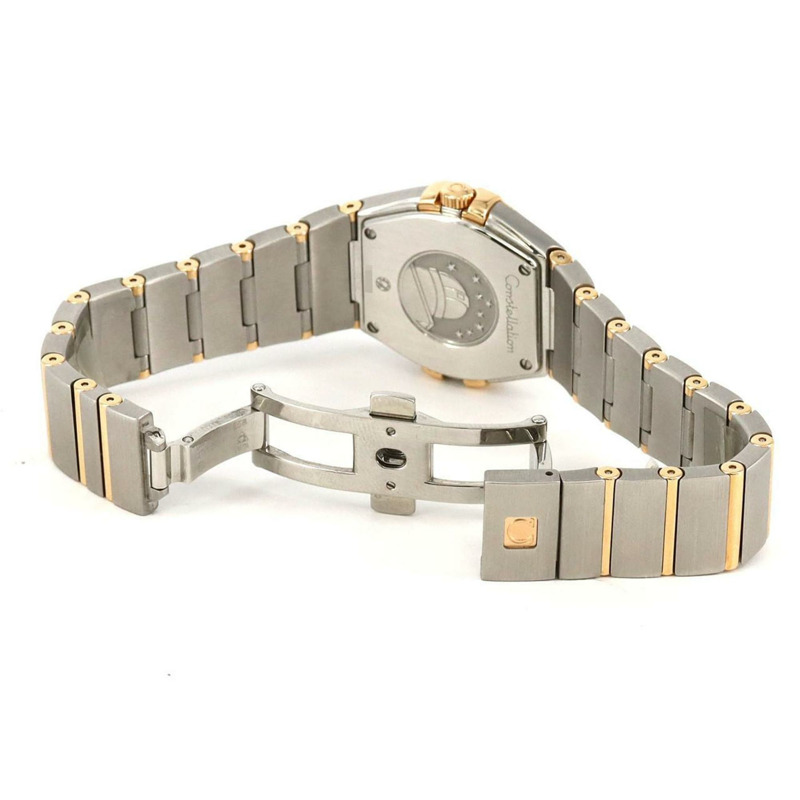 歐米茄星座系列磨砂玫瑰金組合 D・12P 123.25.27.60.55.002 SSxPG 石英腕錶-6