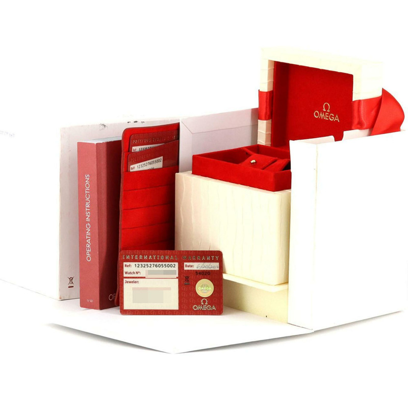 歐米茄星座系列磨砂玫瑰金組合 D・12P 123.25.27.60.55.002 SSxPG 石英腕錶-8