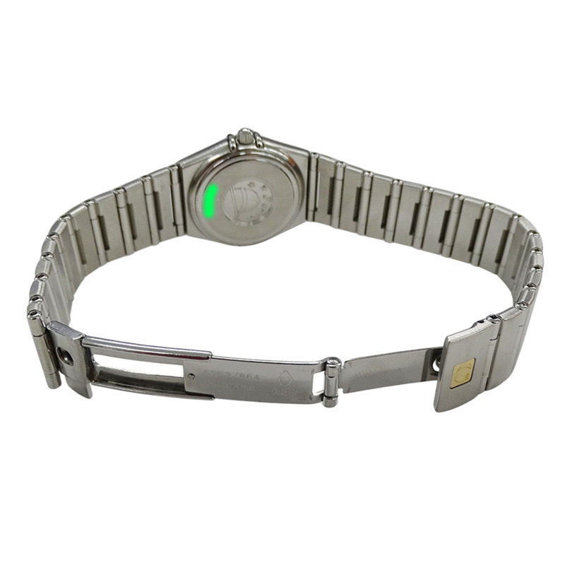 歐米茄星座系列 1572.30 女士石英腕錶,不鏽鋼材質,銀色,白色,拋光處理-3