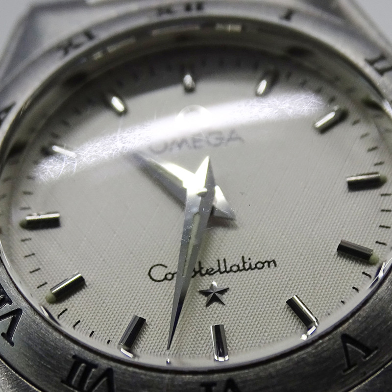 歐米茄星座系列 1572.30 女士石英腕錶,不鏽鋼材質,銀色,白色,拋光處理-6