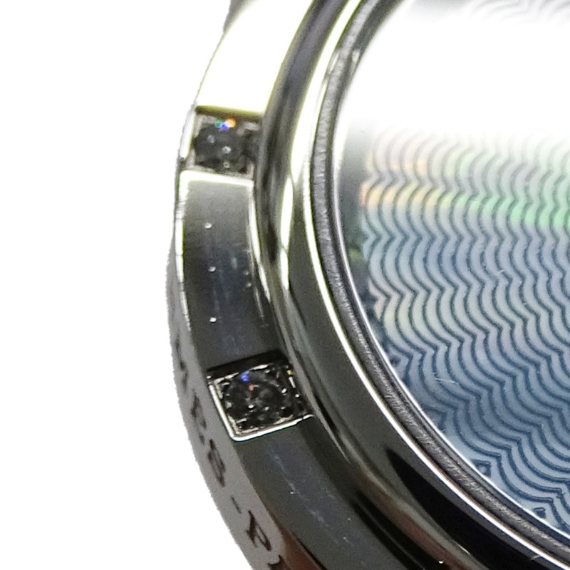 愛馬仕 Clipper Nacre Shell 女士腕錶,鑲嵌 12 顆鑽石,石英機芯,不鏽鋼錶殼,皮革錶帶,銀色拋光,CL4.230-9