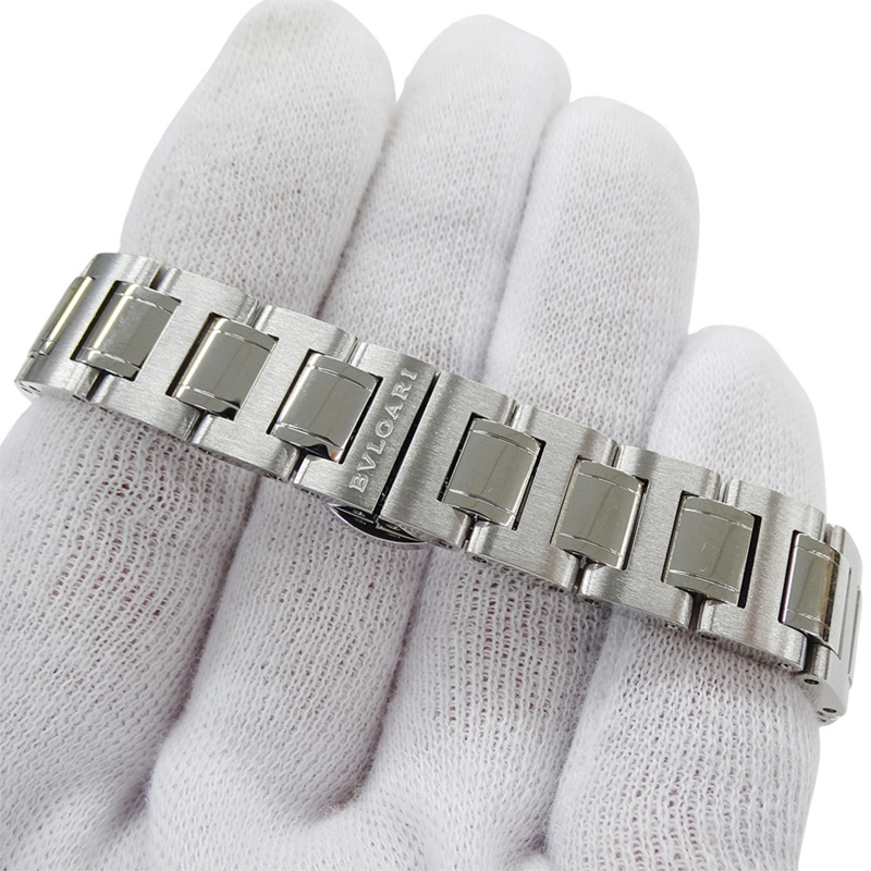 寶格麗女士腕錶,品牌:寶格麗,12鑽石英機芯,不銹鋼,SS,BB23SS,銀色,圓形,拋光-4