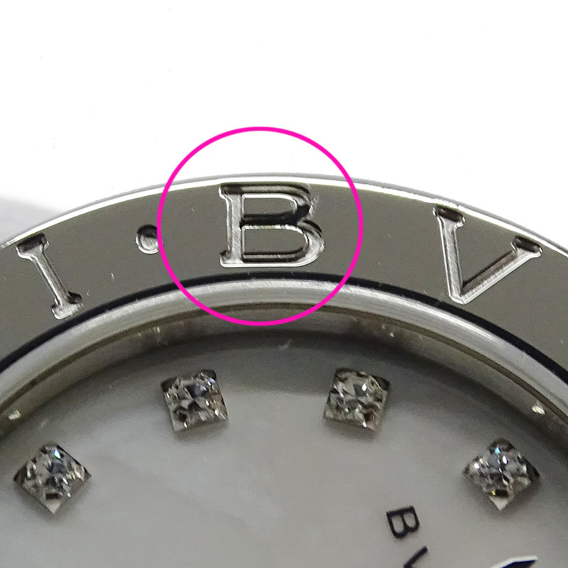 寶格麗女士腕錶,品牌:寶格麗,12鑽石英機芯,不銹鋼,SS,BB23SS,銀色,圓形,拋光-11