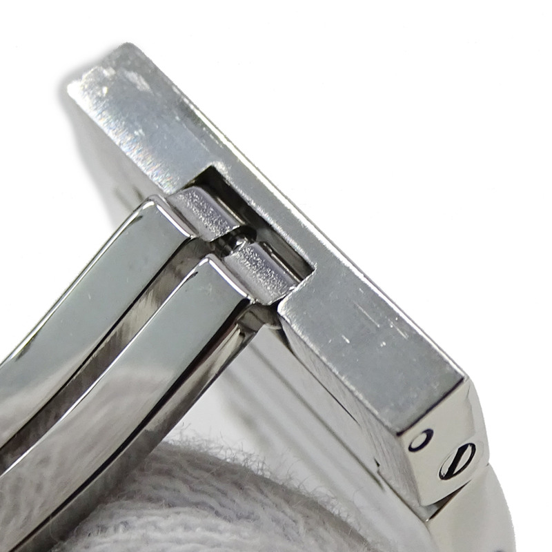 愛馬仕 Tandem TA1.710 男士石英錶,不鏽鋼材質,銀色,方形錶盤,拋光處理-5