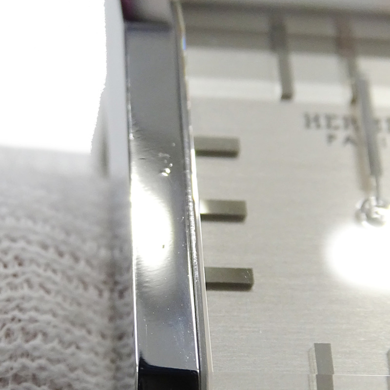 愛馬仕 Tandem TA1.710 男士石英錶,不鏽鋼材質,銀色,方形錶盤,拋光處理-15