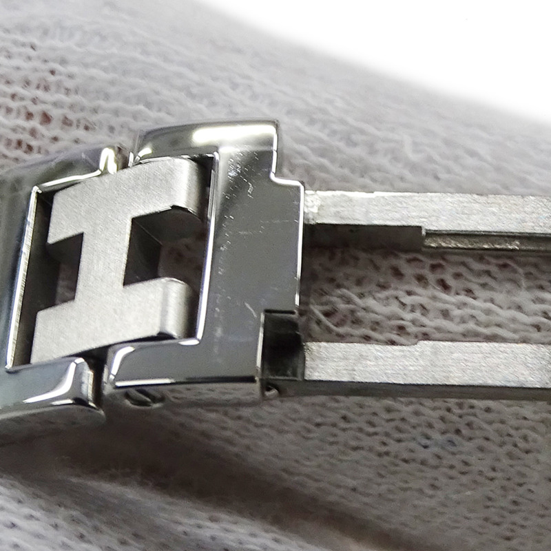 愛馬仕 Clipper Date 女士石英腕錶,不鏽鋼材質,CL4.210,銀/白色,拋光處理-5