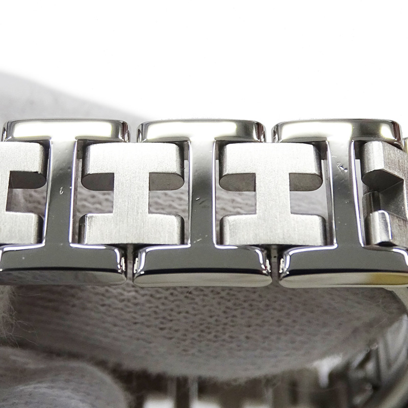 愛馬仕 Clipper Date 女士石英腕錶,不鏽鋼材質,CL4.210,銀/白色,拋光處理-8