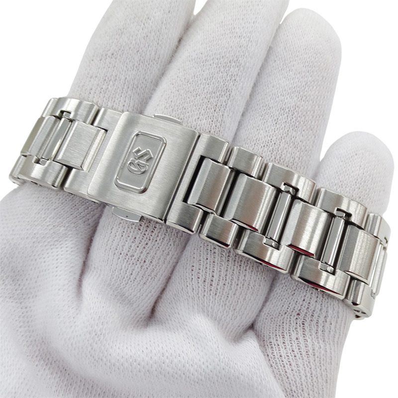 Grand Seiko GS 9F62-0A60 SBGX035 男士腕錶,日期顯示,石英機芯,不鏽鋼錶殼,銀/黑色,拋光-4