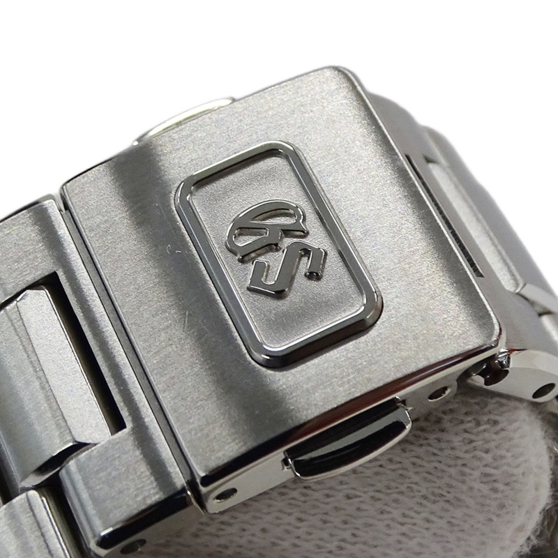 Grand Seiko GS 9F62-0A60 SBGX035 男士腕錶,日期顯示,石英機芯,不鏽鋼錶殼,銀/黑色,拋光-6